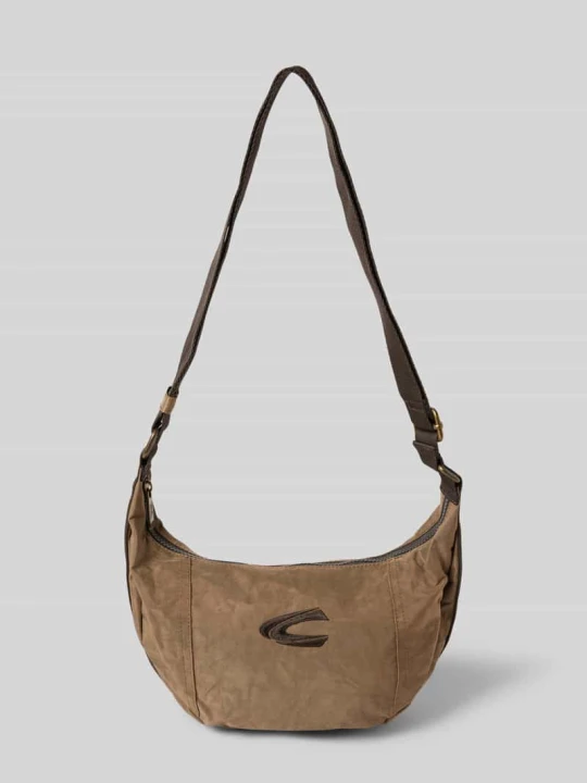 Zdjęcie produktu Torba na ramię z wyhaftowanym logo model ‘JOURNEY’ Camel Active Piaskowy