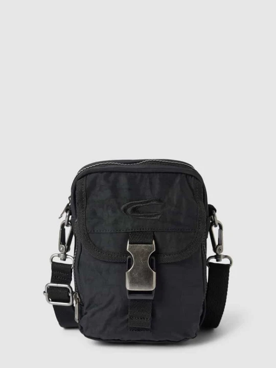 Zdjęcie produktu Torba na ramię z wyhaftowanym logo model ‘Journey Reporter’ Camel Active Czarny