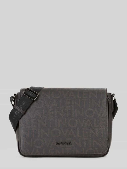 Zdjęcie produktu Torba na ramię z wytłaczanym logo model 'KING' VALENTINO BAGS Ciemnobrązowy