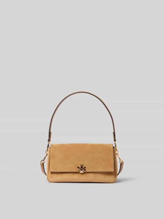 Zdjęcie produktu Torba na ramię z zamszowym wykończeniem Tory Burch Jasnobrązowy