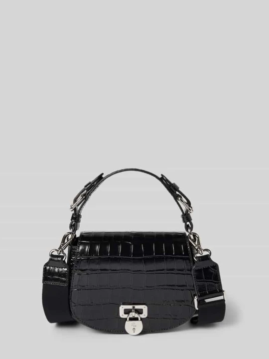 Zdjęcie produktu Torba na ramię z zawieszką z logo model ‘TANNER’ Lauren Ralph Lauren Czarny