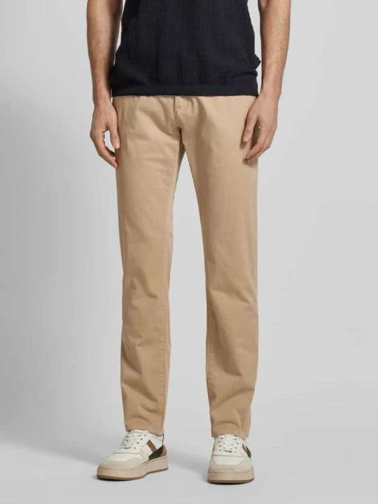 Zdjęcie produktu Spodnie materiałowe z francuskimi wpuszczanymi kieszeniami Casual Friday Piaskowy