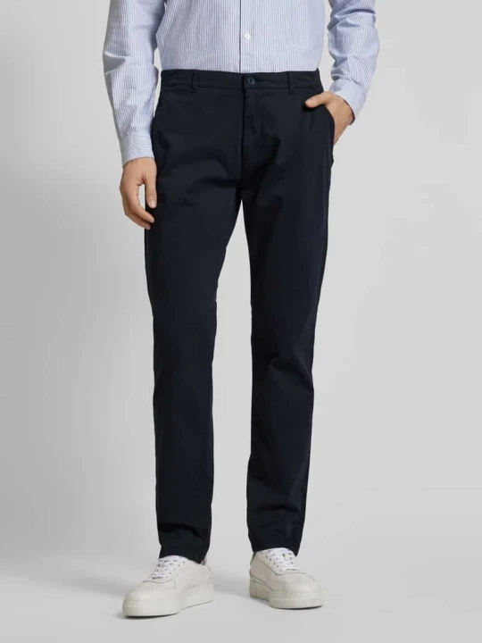 Zdjęcie produktu Spodnie materiałowe z francuskimi wpuszczanymi kieszeniami Casual Friday Granatowy