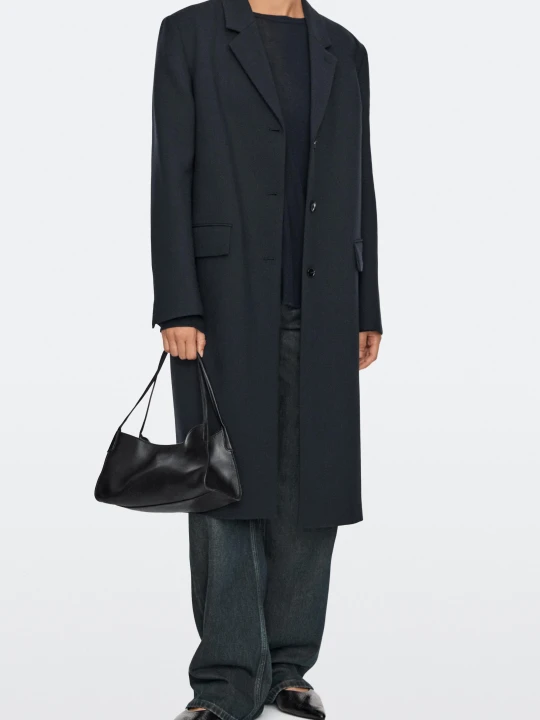 Zdjęcie produktu Torba Na Ramię Ze Skóry Nappa - Czarny - Massimo Dutti - Female