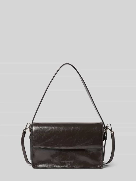 Zdjęcie produktu Torba na ramię ze skóry z wytłoczonym logo model 'AUDREY' Liebeskind Ciemnobrązowy