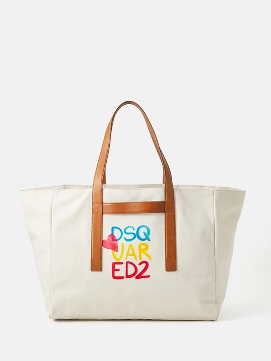 Zdjęcie produktu Torba na zakupy Dsquared2 beżowy