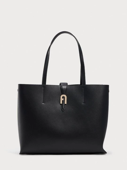 Zdjęcie produktu Torba na zakupy Furla antracytowy melanż