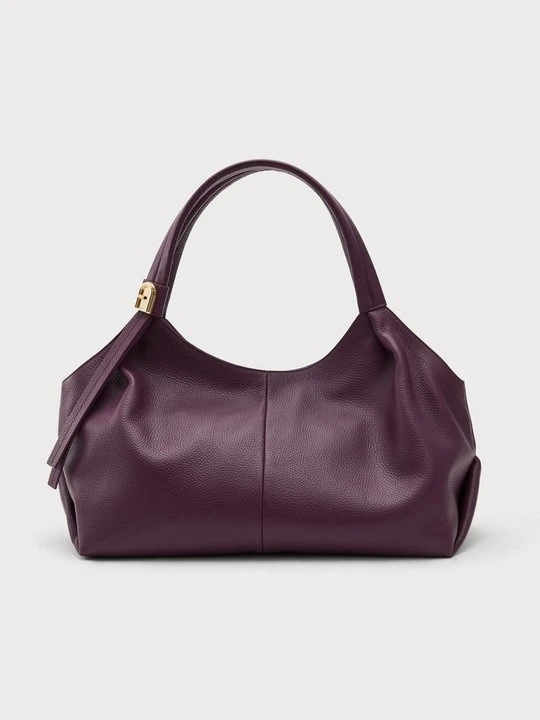 Zdjęcie produktu Torba na zakupy Furla ciemnofioletowy