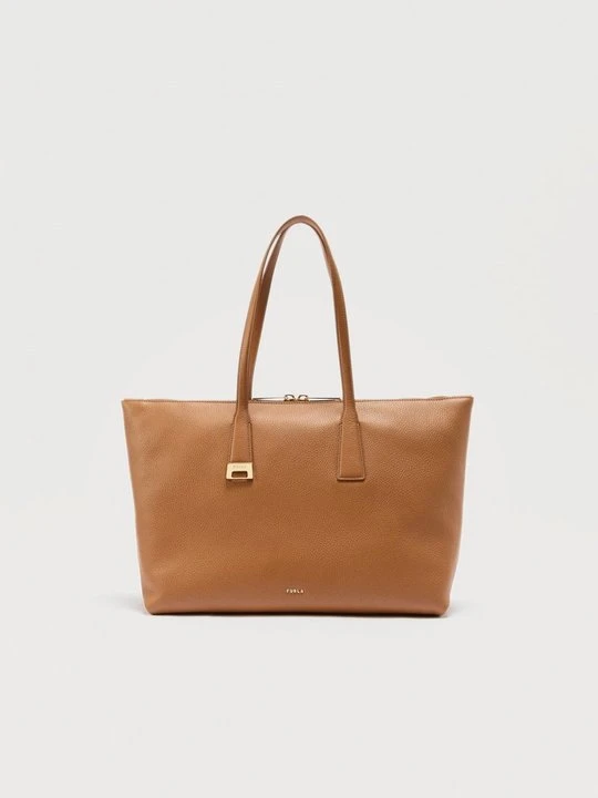 Zdjęcie produktu Torba na zakupy Furla koniakowy