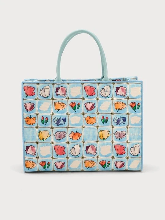 Zdjęcie produktu Torba na zakupy Furla turkusowy