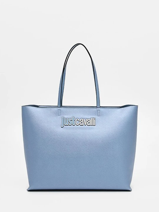 Zdjęcie produktu Torba na zakupy Just Cavalli niebieski
