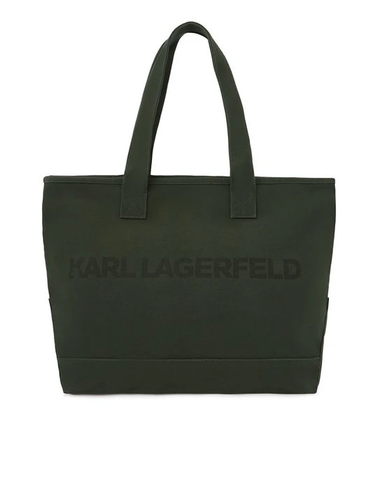 Zdjęcie produktu Torba na zakupy KARL LAGERFELD ciemnozielony