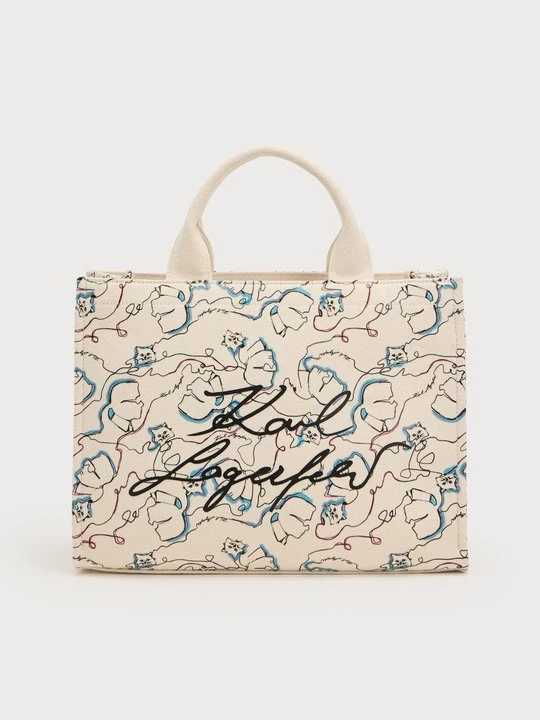 Zdjęcie produktu Torba na zakupy KARL LAGERFELD mleczny