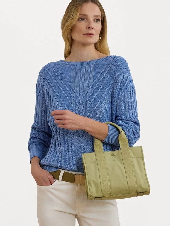 Zdjęcie produktu Torba na zakupy Lauren Ralph Lauren oliwkowy