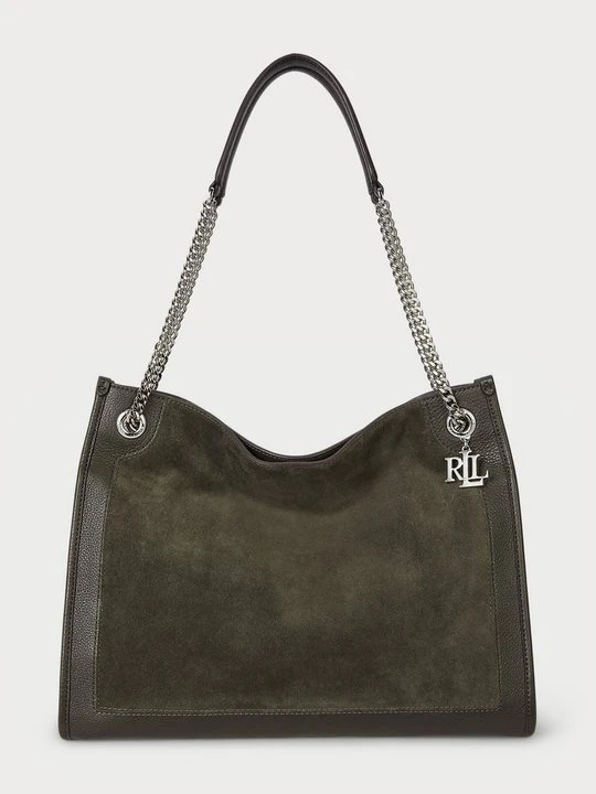 Zdjęcie produktu Torba na zakupy Lauren Ralph Lauren oliwkowy