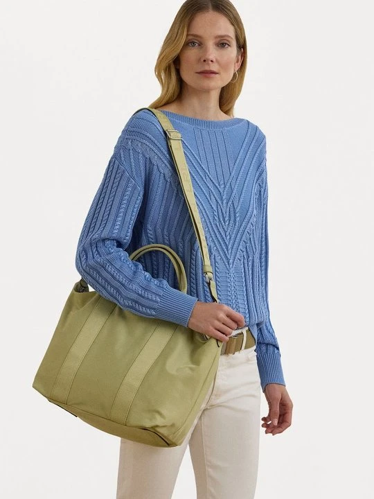 Zdjęcie produktu Torba na zakupy Lauren Ralph Lauren oliwkowy