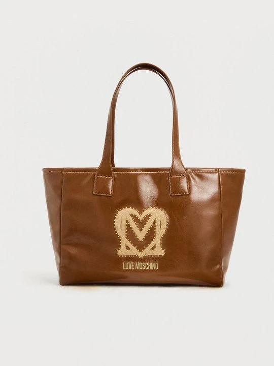 Zdjęcie produktu Torba na zakupy LOVE MOSCHINO brązowy