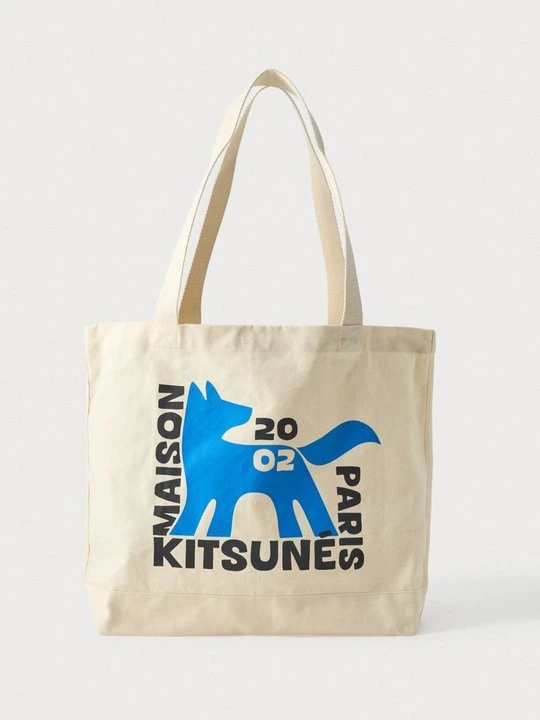 Zdjęcie produktu Torba na zakupy Maison Kitsuné mleczny