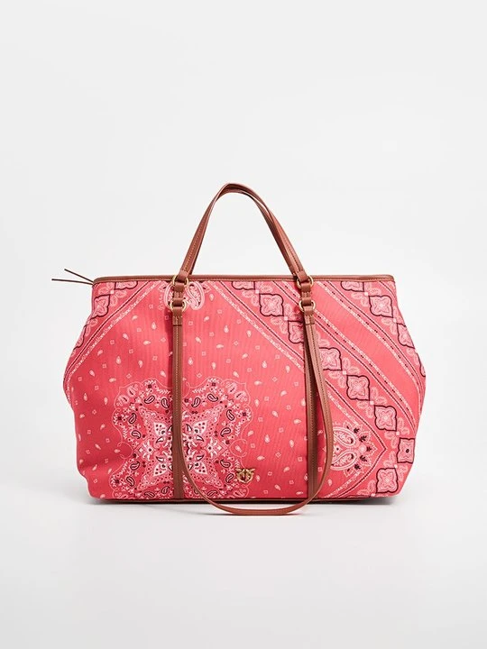 Zdjęcie produktu Torba na zakupy Pinko koralowy