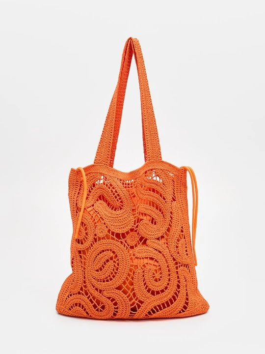 Zdjęcie produktu Torba na zakupy Pinko pomarańczowy