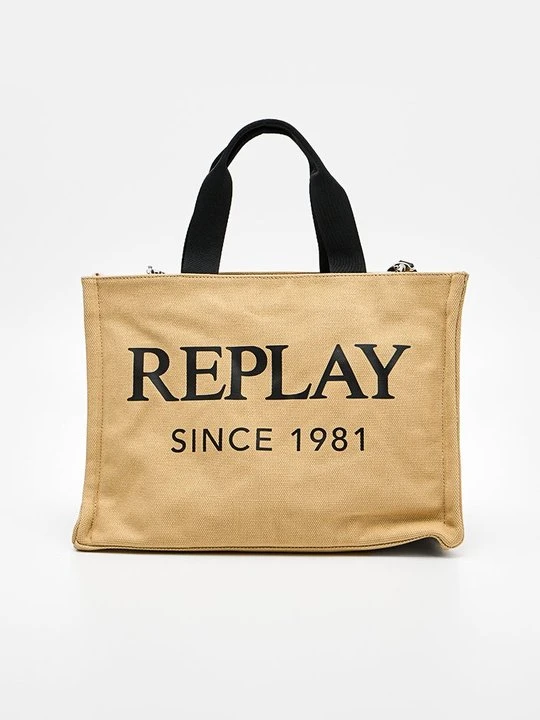 Zdjęcie produktu Torba na zakupy Replay wielbłądzi