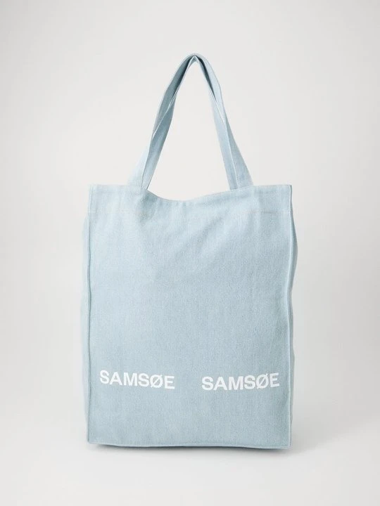 Zdjęcie produktu Torba na zakupy Samsøe Samsøe jasnoniebieski denim