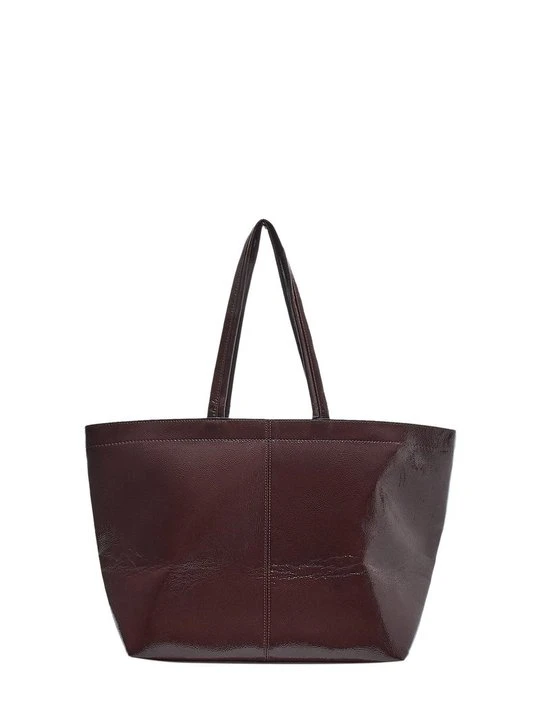 Zdjęcie produktu Torba na zakupy Stradivarius ciemnobrązowy
