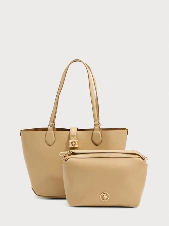 Zdjęcie produktu Torba na zakupy U.S. POLO ASSN. wielbłądzi