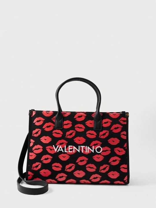 Zdjęcie produktu Torba na zakupy VALENTINO BAGS ciemnoczerwony