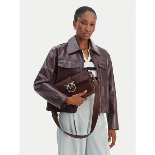 Zdjęcie produktu Torba PINKO Love One Slouchy Zip Classic AI 25-26 PLTT 105081 A2JG Brązowy
