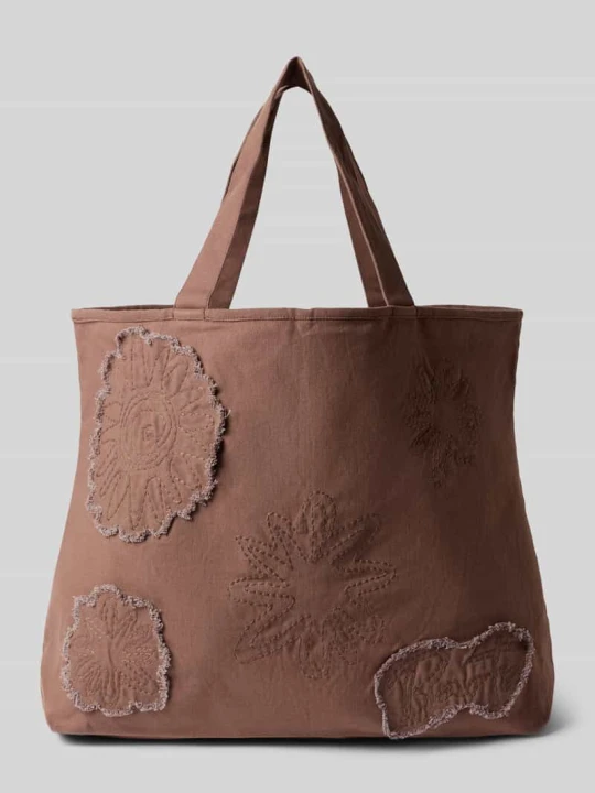 Zdjęcie produktu torba plażowa z bawełny model 'Dieuw' Barts Średniobrązowy