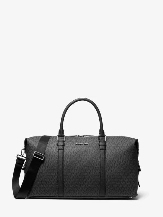 Zdjęcie produktu Torba podręczna Hudson z charakterystycznym logo Michael Kors CZARNY (Czarny)