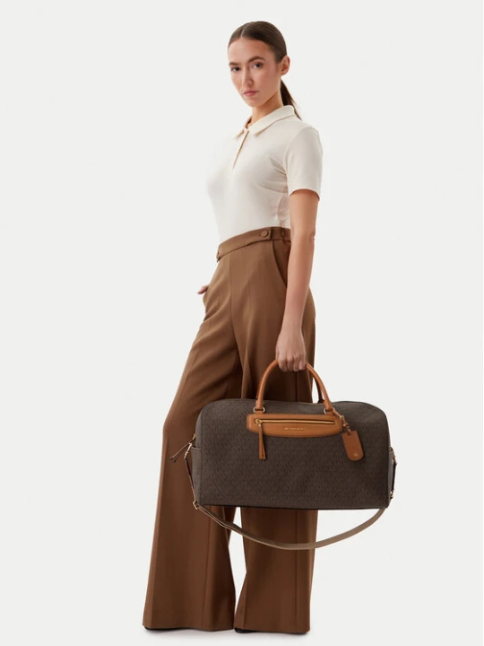 Zdjęcie produktu Torba podróżna MICHAEL Michael Kors Jet Set Travel Extra 30S6GTVU4B Brązowy