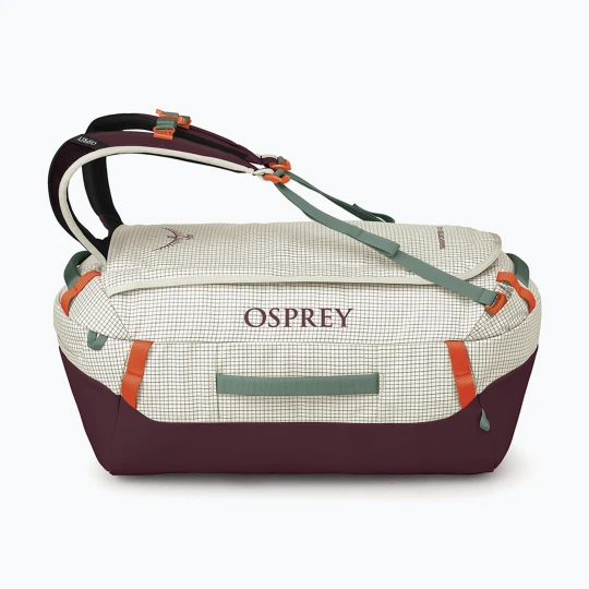 Zdjęcie produktu Torba podróżna Osprey Transporter Duffel 40 l mystery white / moody burgundy