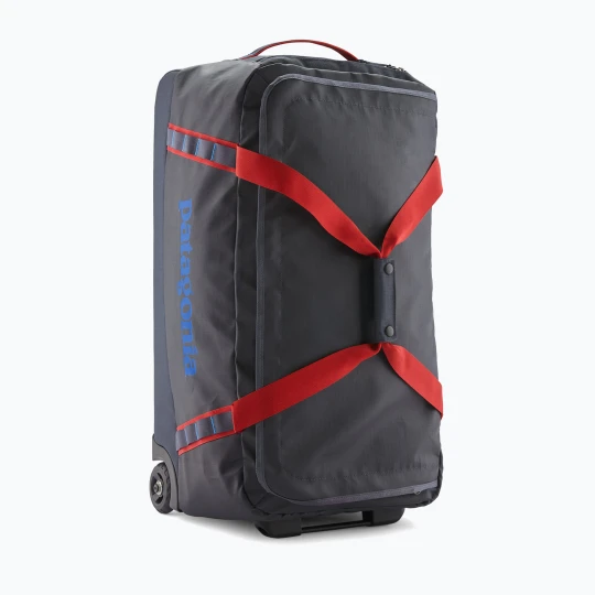 Zdjęcie produktu Torba podróżna Patagonia Black Hole Wheeled Duffel 70 l smolder blue / amanita red