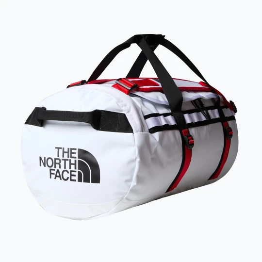 Zdjęcie produktu Torba podróżna The North Face Base Camp Duffel M 71 l white / black / elevation red