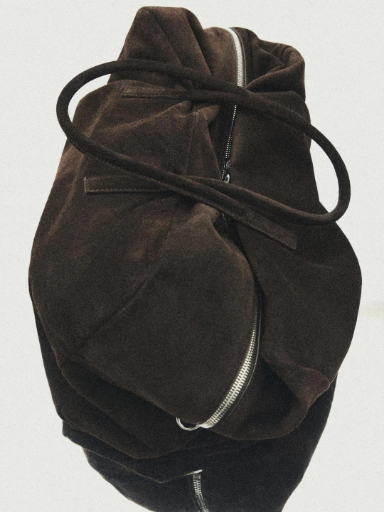Zdjęcie produktu Torba Podróżna Ze Skóry I Zamszu – Limited Edition - Brązowy - Massimo Dutti - Male