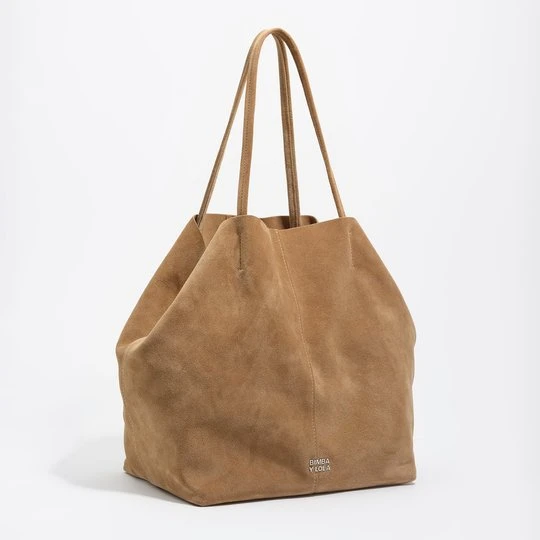Zdjęcie produktu Torba shopper duża dwoina tłoczony naturalna BIMBA Y LOLA