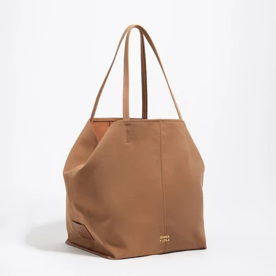 Zdjęcie produktu Torba shopper duża gabardyna cynamonowa BIMBA Y LOLA