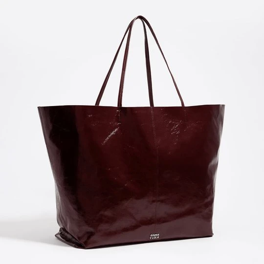 Zdjęcie produktu Torba shopper maxi skóra kasztanowa BIMBA Y LOLA CHESTNUT