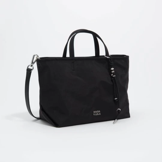 Zdjęcie produktu Torba shopper średnia nylon czarna BIMBA Y LOLA