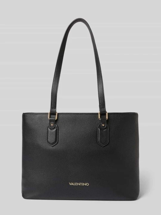 Zdjęcie produktu Zakupy Torba na zakupy z Aplikacja z logo Model „Brixton” VALENTINO BAGS Czarny