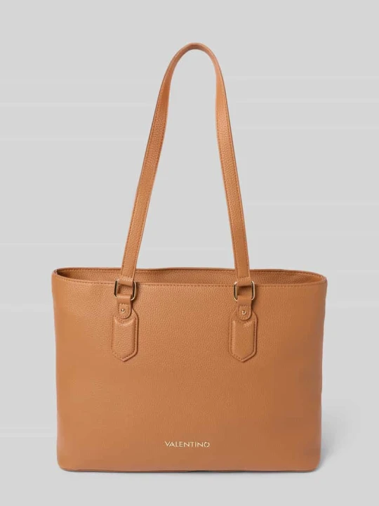 Zdjęcie produktu Zakupy Torba na zakupy z Aplikacja z logo Model „Brixton” VALENTINO BAGS Koniakowy