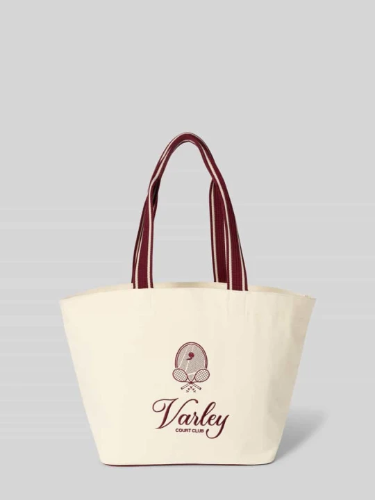 Zdjęcie produktu Torba shopper z czystej bawełny model 'Robinson' Varley Złamany biały