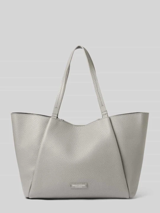 Zdjęcie produktu Torba shopper z czystej skóry bydlęcej Marc O'Polo Grafitowy