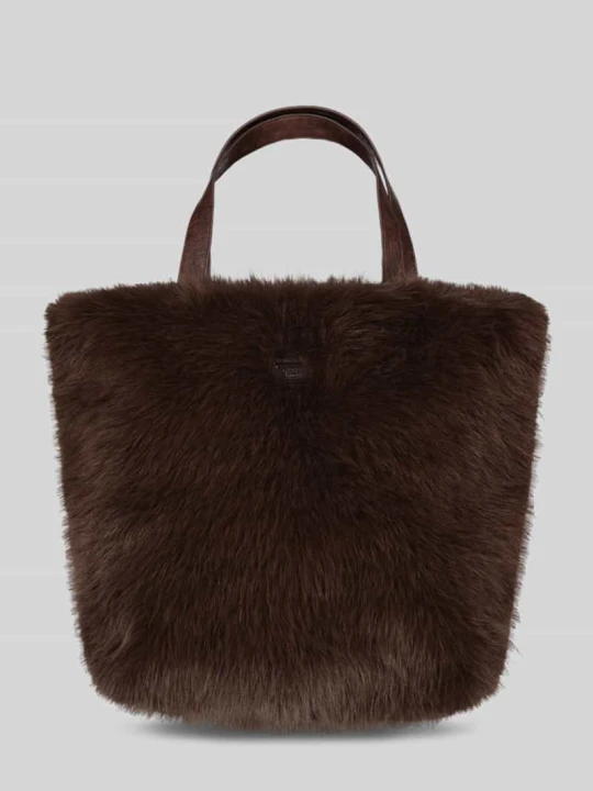 Zdjęcie produktu torba shopper z detal z logo Barts Ciemnobrązowy