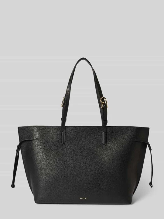 Zdjęcie produktu Torba shopper z detal z logo model 'AVA' Furla Czarny