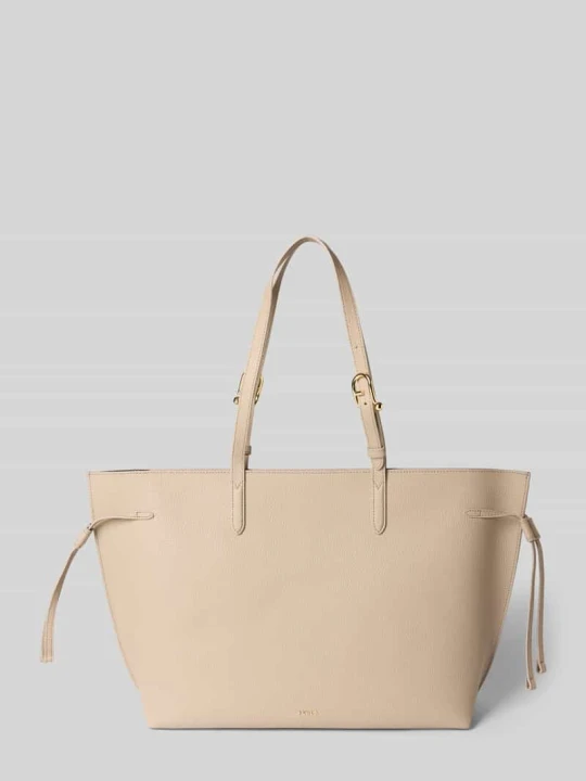 Zdjęcie produktu Torba shopper z detal z logo model 'AVA' Furla Beżowy