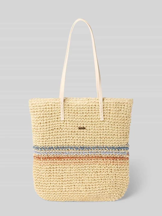 Zdjęcie produktu Torba shopper z detal z logo model 'Lazey' Barts Beżowy