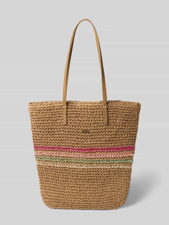 Zdjęcie produktu Torba shopper z detal z logo model 'Lazey' Barts Jasnobrązowy